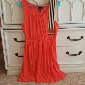 A cute salmon color dress